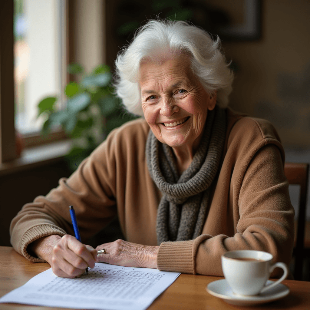 Person playing a free memory sharpening game on a tablet — cognitive wellness through everyday play